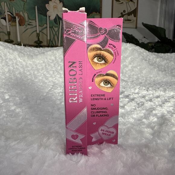 Too Faced Ribbon Wrapped Lashes Tubing Mascara ~ NIB Full Size .27 Oz - Picture 2 of 4